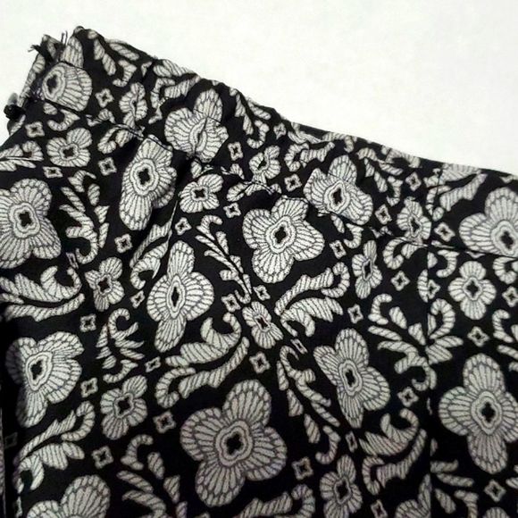 Judith Hart Black Vintage Boho Diamond Chiffon Overlay Maxi Skirt - Picture 7 of 8